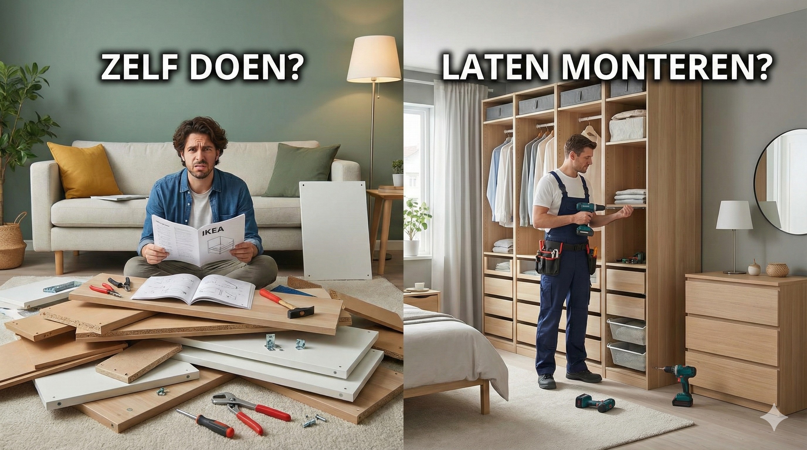 Meubels zelf monteren of laten doen